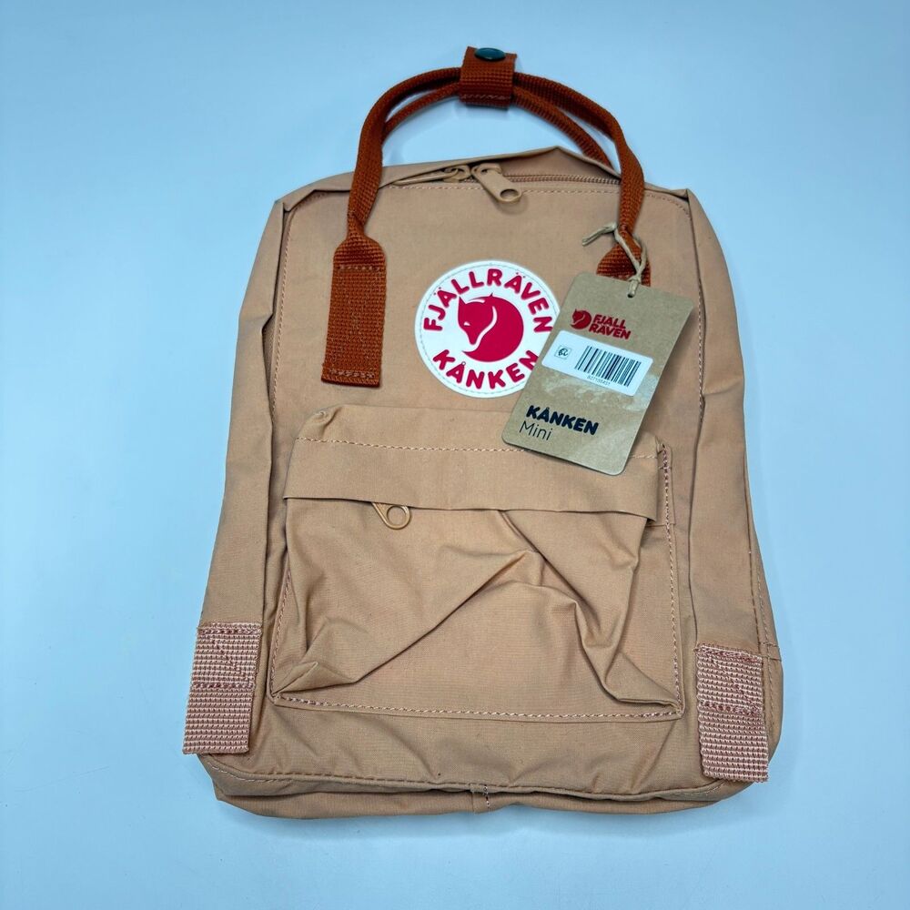 NWT FJALLRAVEN Kanken Mini Youth Terracotta Backpack 11" X 9" Shoulder Strap
